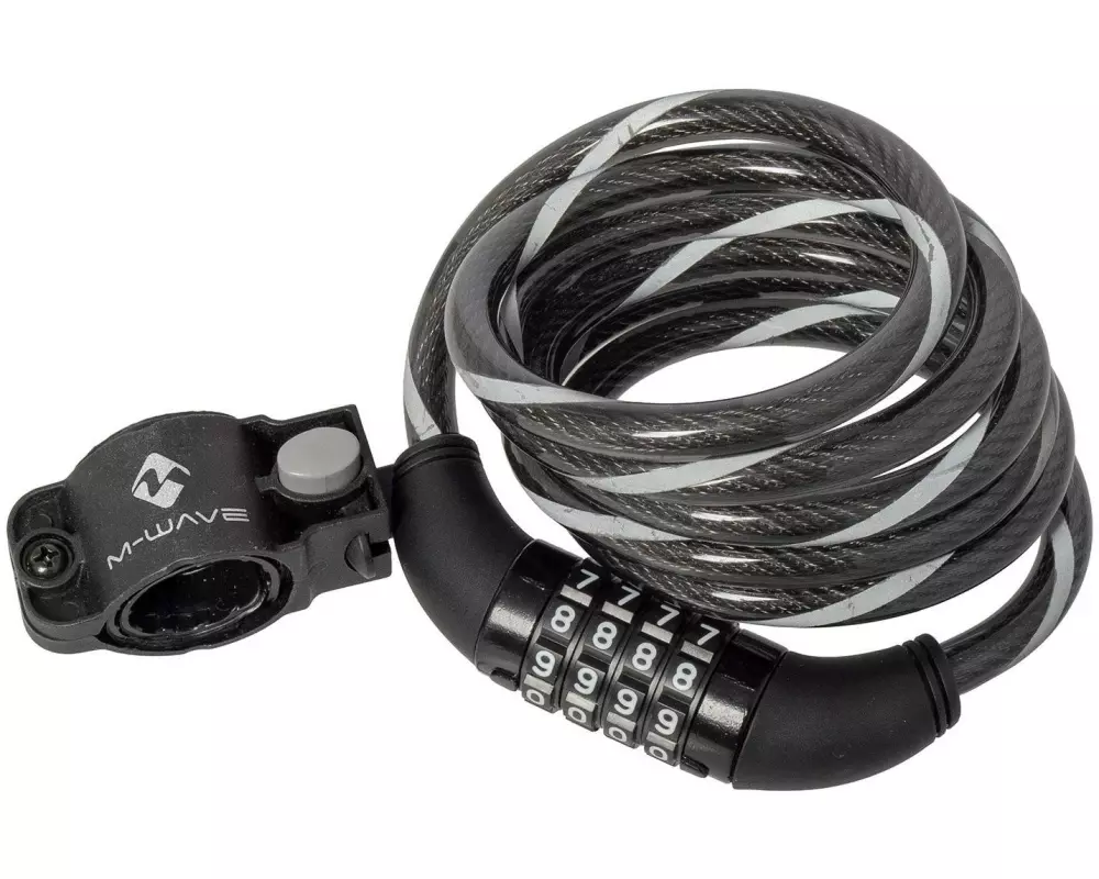 M-Wave Veloschloss DS 10.18 Illu Spiralkabel