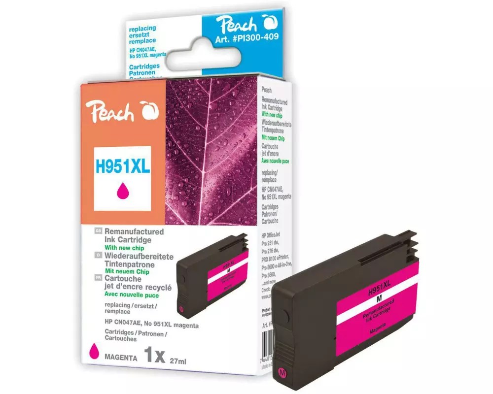 Peach Tinte HP Nr. 951XL (CN047AE) Magenta