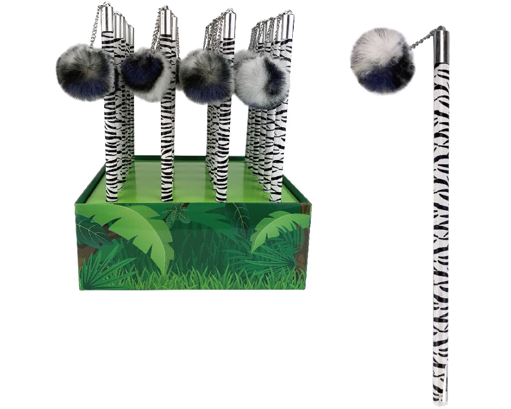 ROOST Bleistift Zebra HPTS-091 Pom Pom
