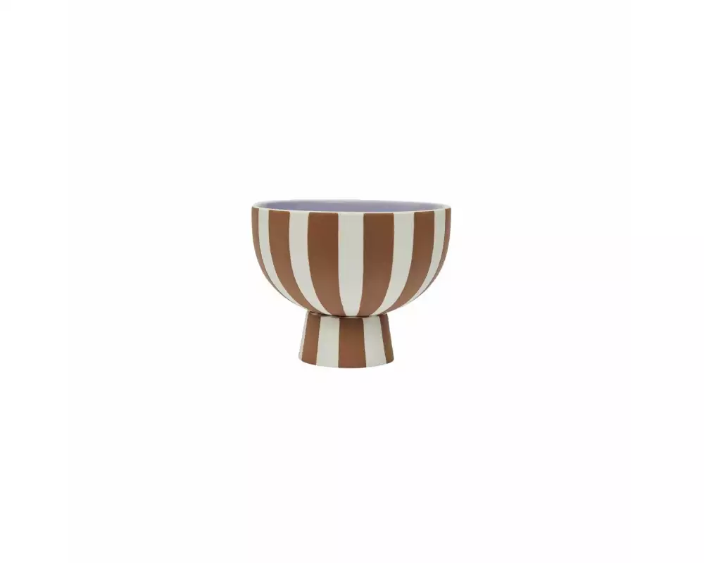 OYOY Dekoschale Toppu 12.6 cm, Caramel/Lavendel