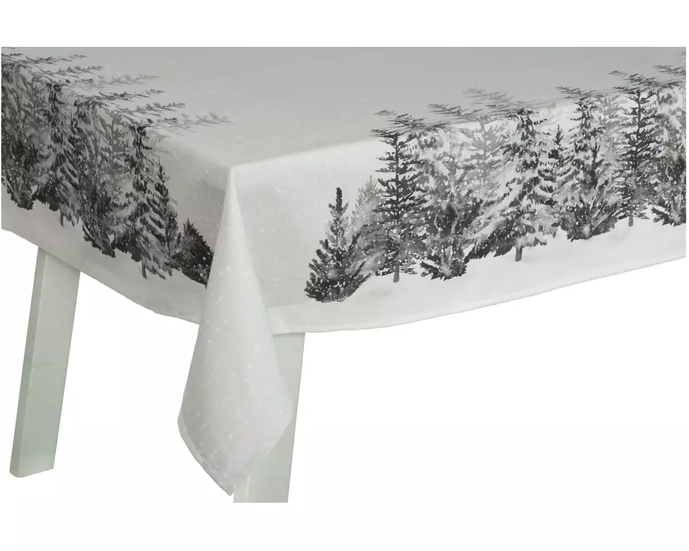 Pichler Tischdecke Foret 150 cm x 250 cm, Grau
