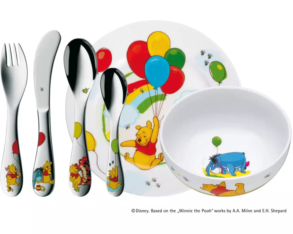 WMF Kindergeschirrset Disney Winnie the Pooh 6-teilig