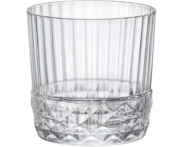 Bormioli Rocco Whiskyglas America 20s 380 ml, 4 Stück, Transparent