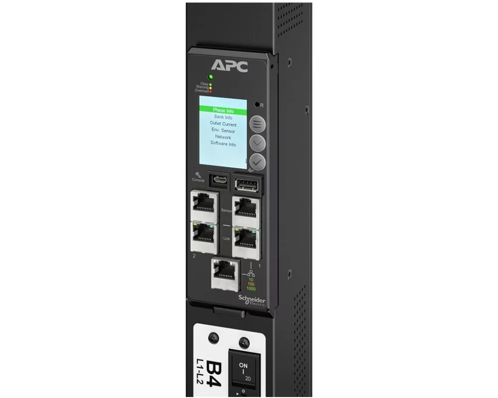 APC NetShelter Rack PDU Advanced Power distribution unit display Module, network management card 3