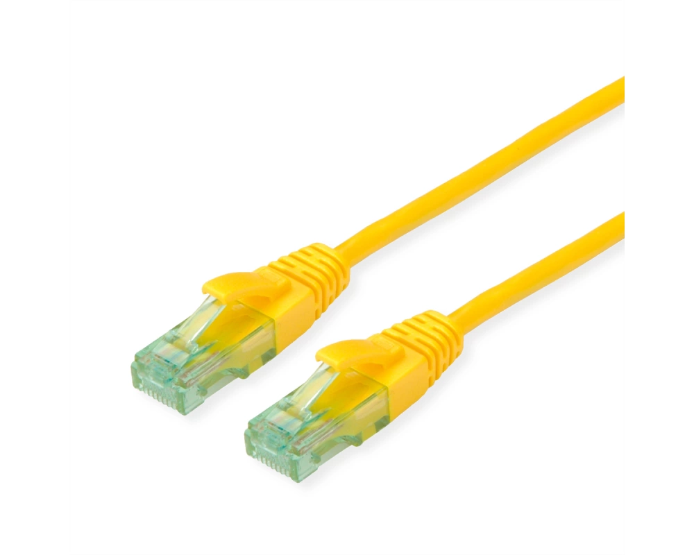 ROLINE RM Patchkabel Cat.6A UTP, gelb, 1,5 m