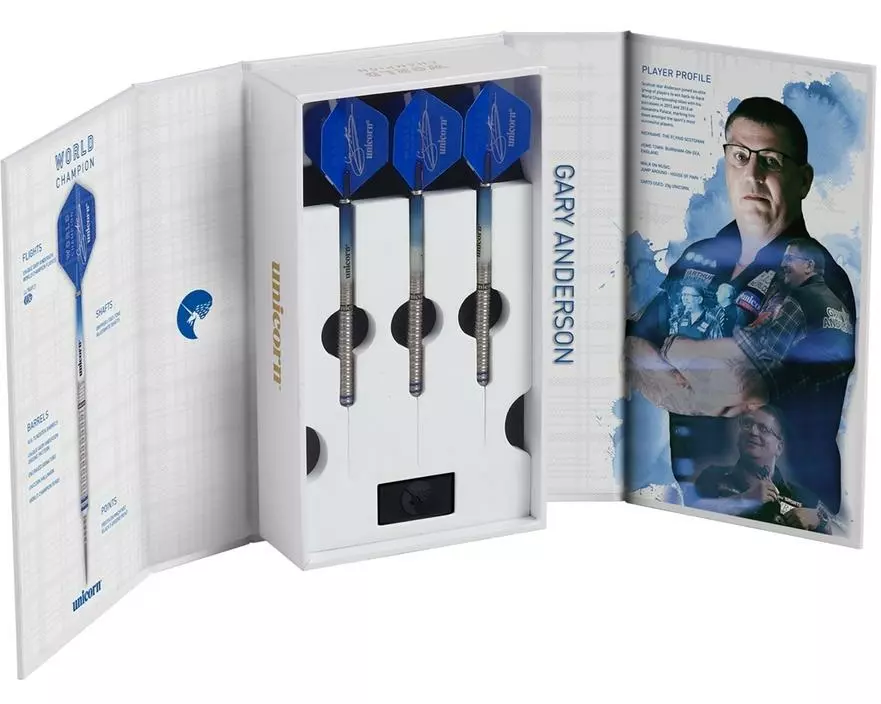 Unicorn Dartpfeile Gary Anderson World Champion 23g 3 Stück