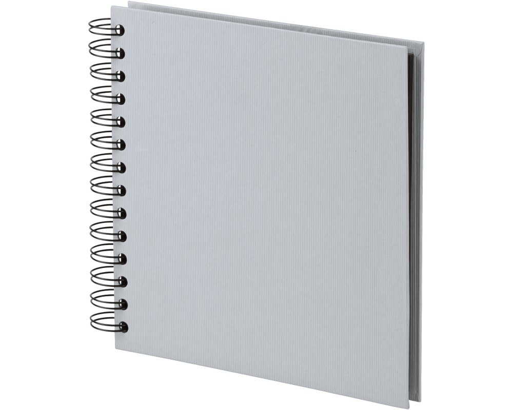 RÖSSLER Fotoalbum 18x18cm 1329452175 stone/schwarz