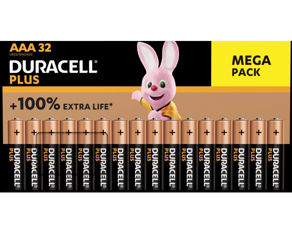 DURACELL Batterie Plus Power 4-149045 4-149045 AAA/LR03 32 Stück