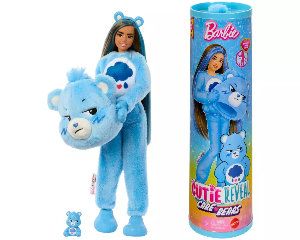 Barbie Puppe Cutie Reveal Care Bears 3 - Brummbärchi