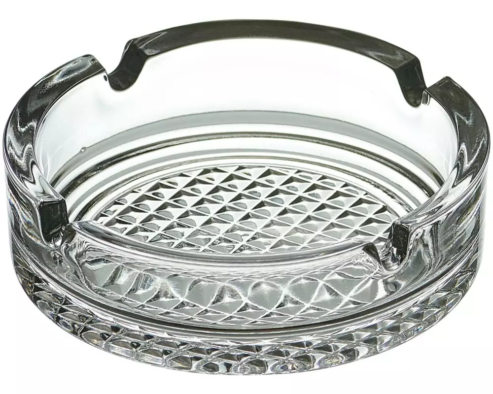 Ritzenhoff & Breker Aschenbecher Karo 10 x 3 cm, Transparent