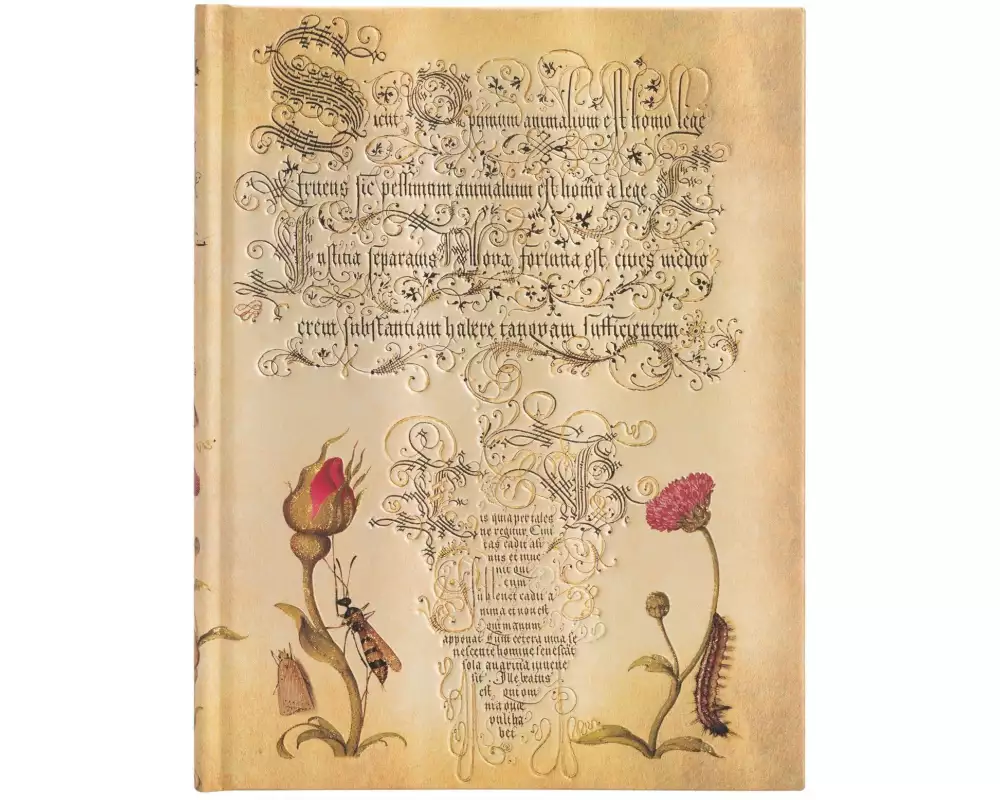 Paperblanks Notizbuch Flämische Rose 18 x 23 cm, Blanko