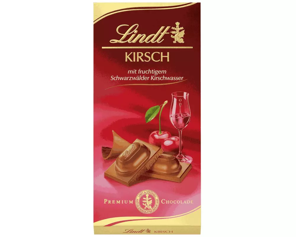 Lindt Tafelschokolade Milch Kirschwasser 100 g
