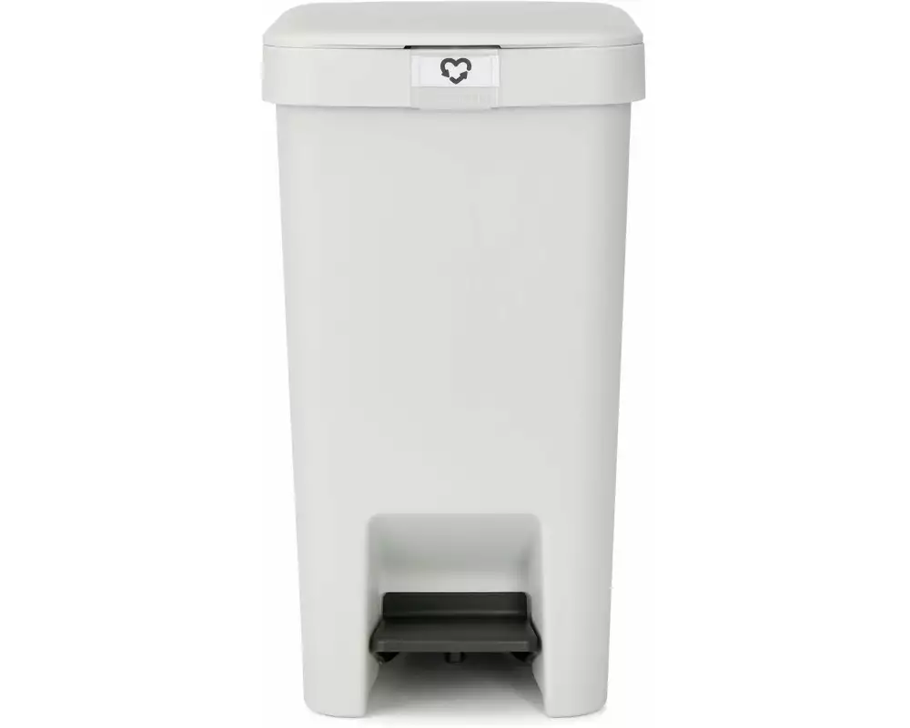 Brabantia Recyclingbehälter StepUp 16 l, Hellgrau