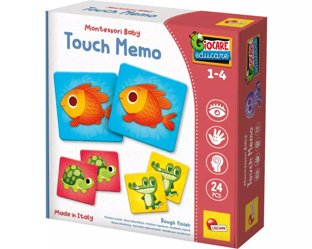 Lisciani Baby Touch Memo 12 Bildpaare, 24 Teile