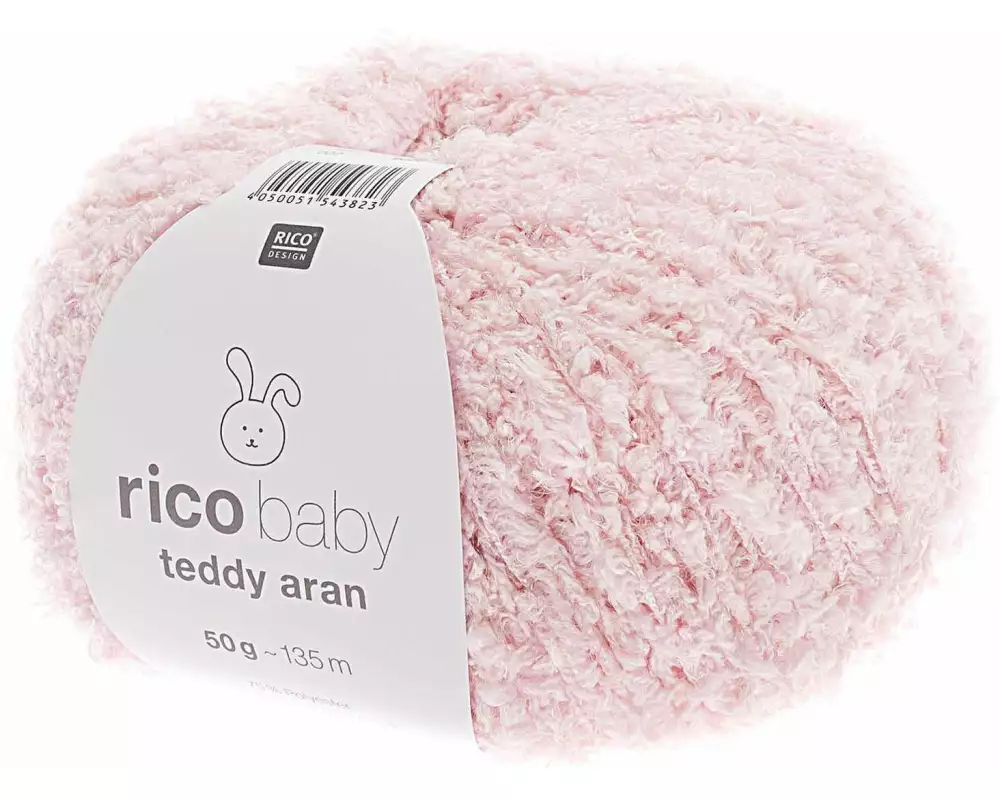 Rico Design Wolle Baby Teddy Aran 50 g Rosa