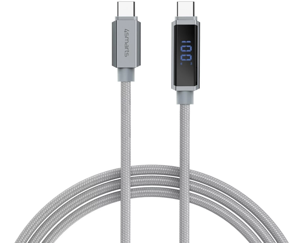 4smarts USB 2.0-Kabel USB-C DigitCord 100W USB-C - USB-C 1.5 m