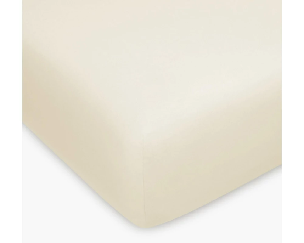 Home Fashion Fixleintuch Jersey ecru, 180-200 x 200 cm