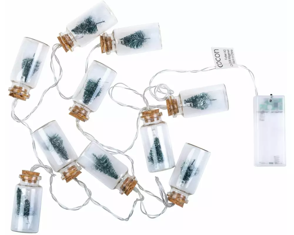 COCON LED-Lichterkette Flaschenpost, 135 cm