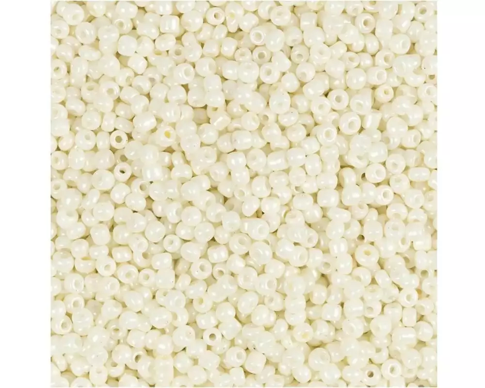 Creativ Company Rocailles-Perlen Glasperlen Perlmutt