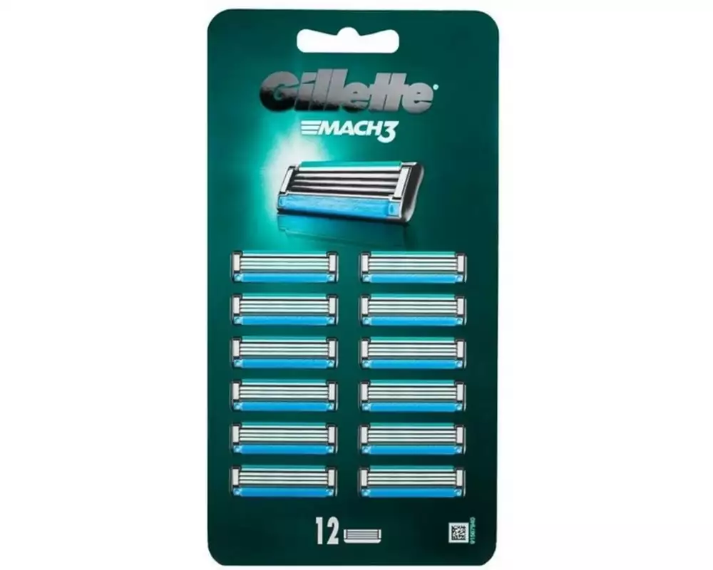 Gillette Rasierklingen Mach3 Klingen 12 Stück