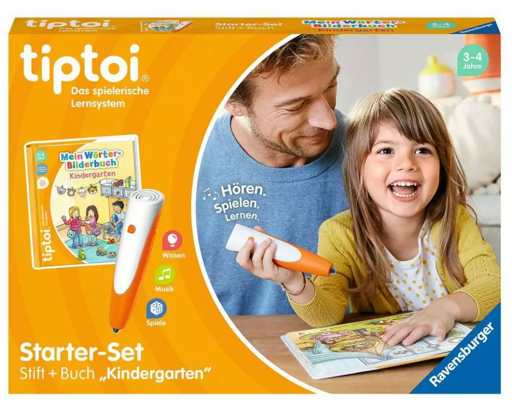 tiptoi Starter-Set Stift und Wörter-Bilderbuch Kindergarten -DE-
