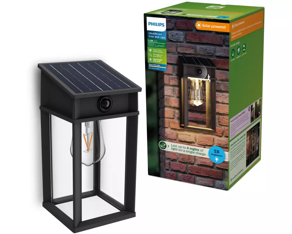 Philips Geri Wand Solar UE SQ 2700K anthrazit