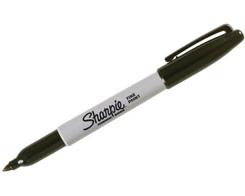 Sharpie Permanentmarker Fine Schwarz, 24 Stück