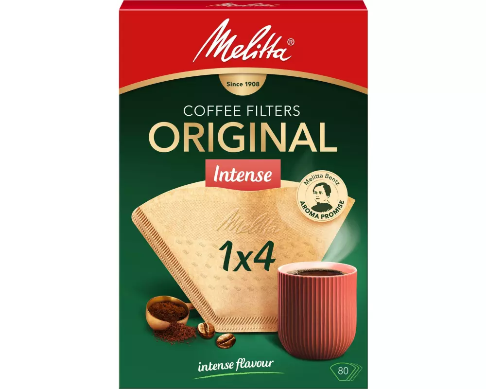Melitta Filtertüte Intense 1 x 4, 80 Stück