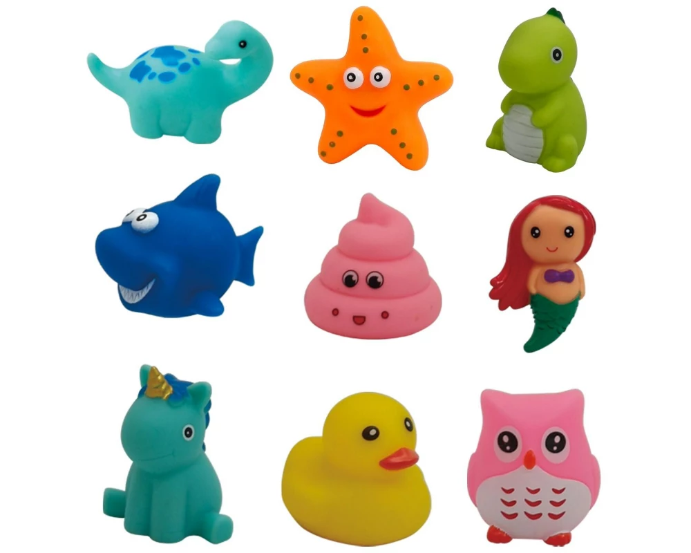 Totally Splash Leuchtende Badefiguren 9 Stück