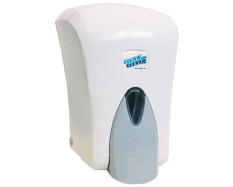 CLEAN AND CLEVER Créme Seifenspender 1lt 42153 SMA402 weiss, Kunststoff