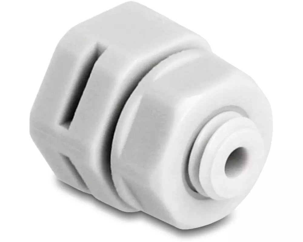 Delock Kabelverschraubung M6, grau 2 Stück