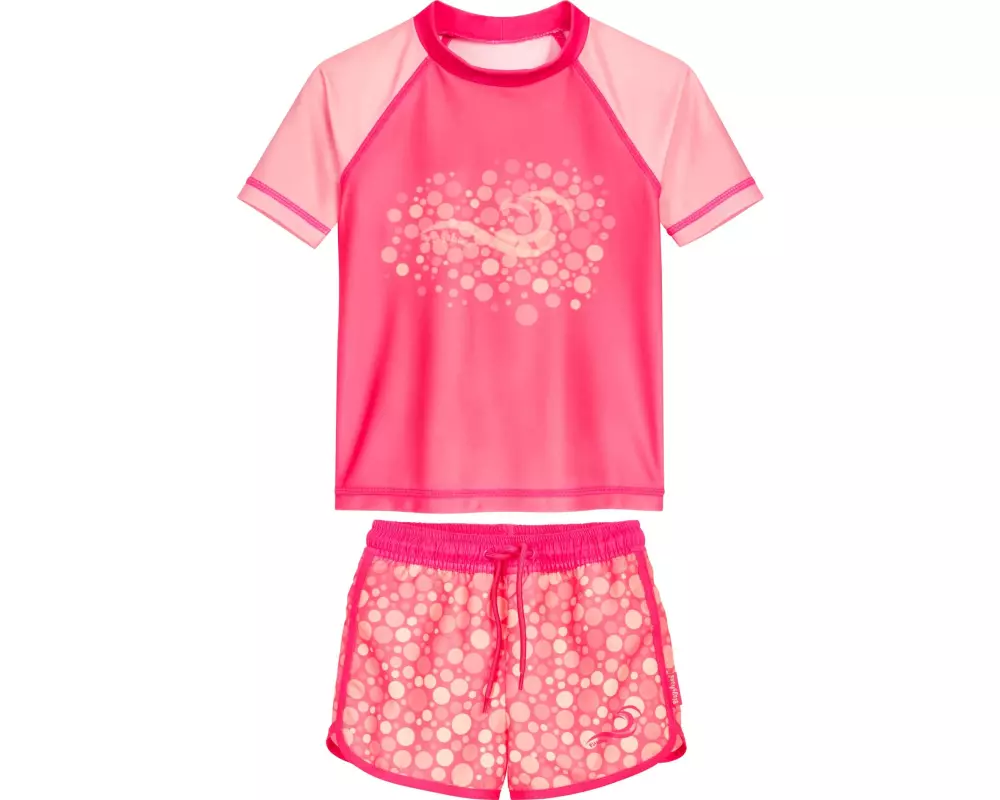 Playshoes UV-Badebekleidungsset Tupfen Koralle Gr. 122/128