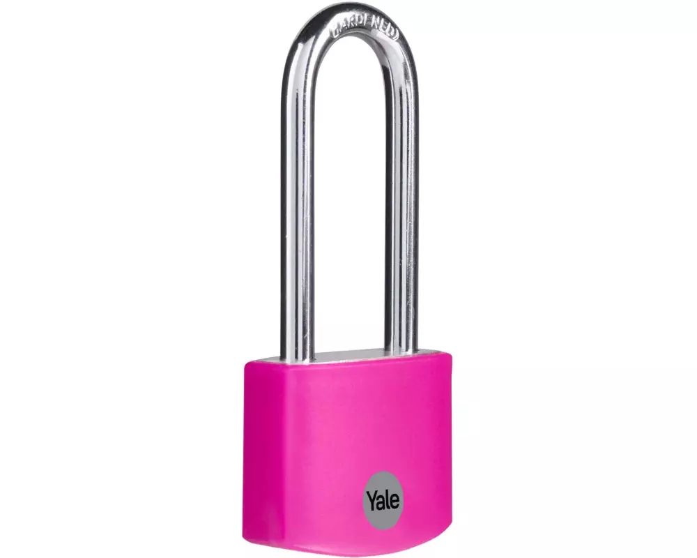 Yale Vorhängeschloss YE3B 38/56 Pink Aluminium/Stahl
