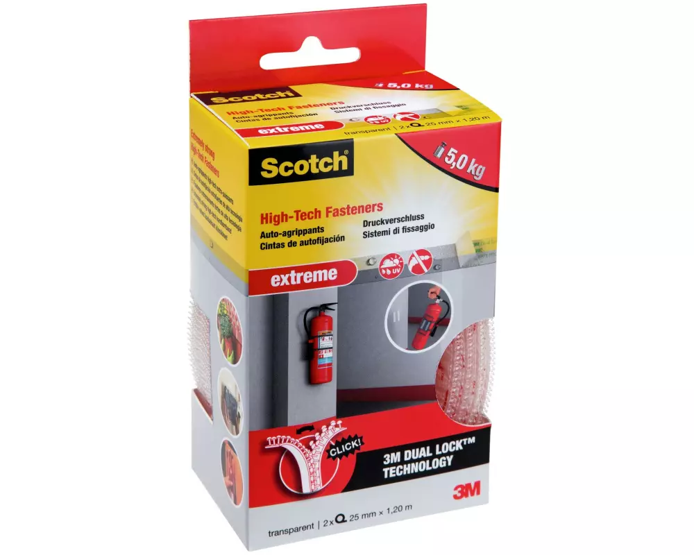 3M Klettband Dual Lock Extreme 2 Rollen à 25 mm x 1.2 m