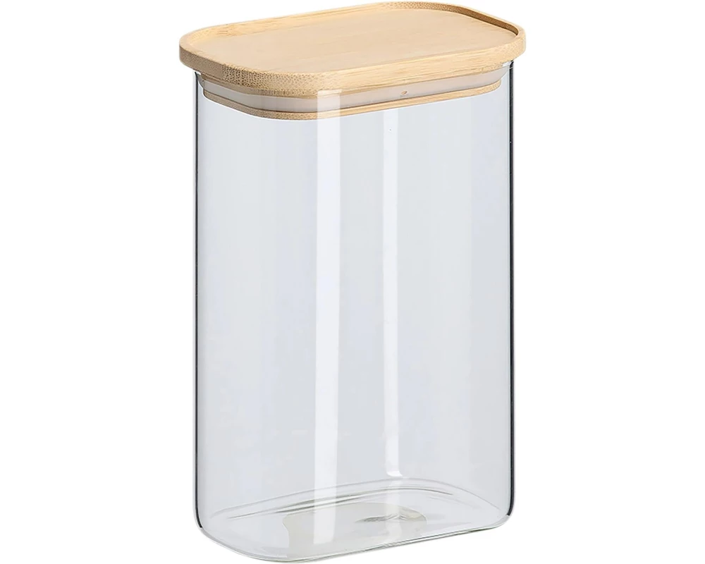 Zeller Present Vorratsdose Bambusdeckel 1.3 l