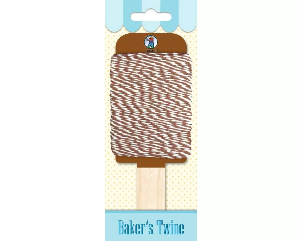 URSUS Kordelband Bakers Twine 1.1 mm x 15 m, Dunkelbraun