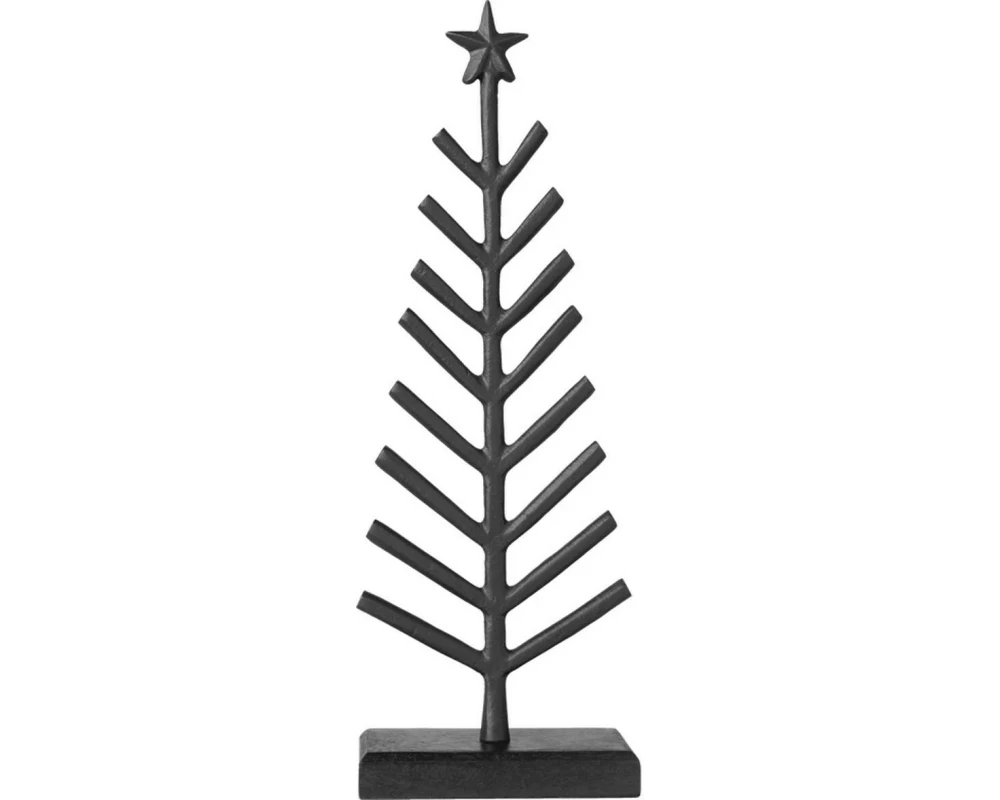 Villeroy & Boch Dekoration Baum Metall schwarz 30 cm Weihnachtsdeko, Schwarz