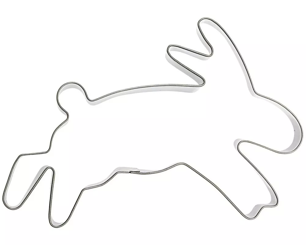 Rico Design Guetzli-Ausstecher 12 x 8 cm Hase