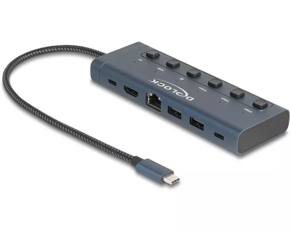 Delock Dockingstation USB Type-C 4K HDMI / USB / LAN / PD 3.0 90 W