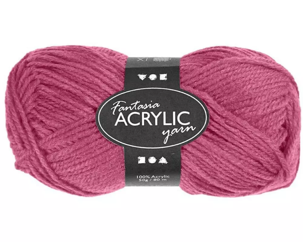 Creativ Company Wolle Acryl 50 g Pink
