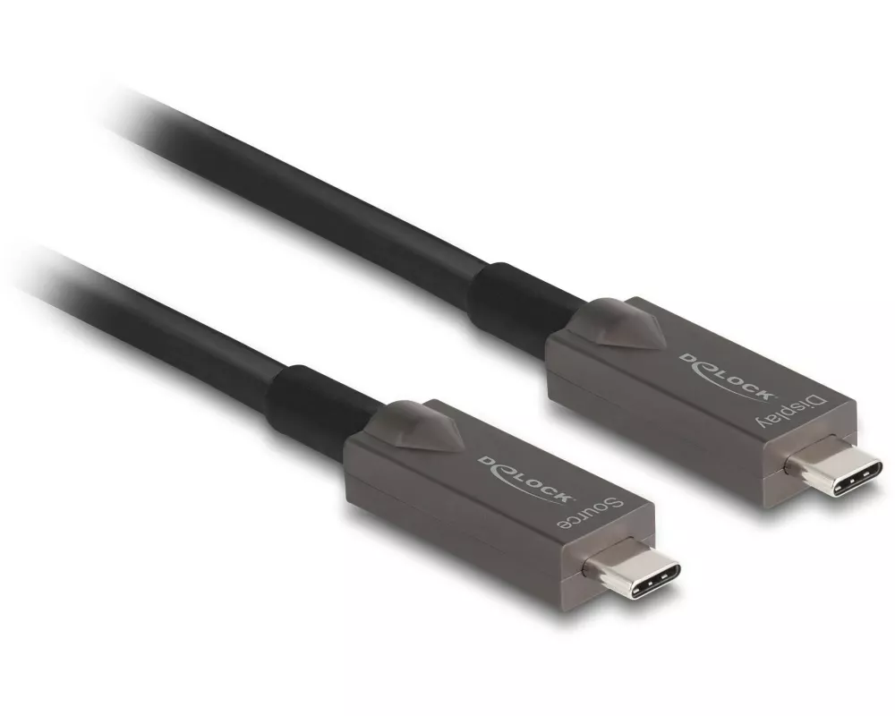 Delock Optisches Kabel 4K 10Gbps USB Type-C - USB Type-C, 8 m