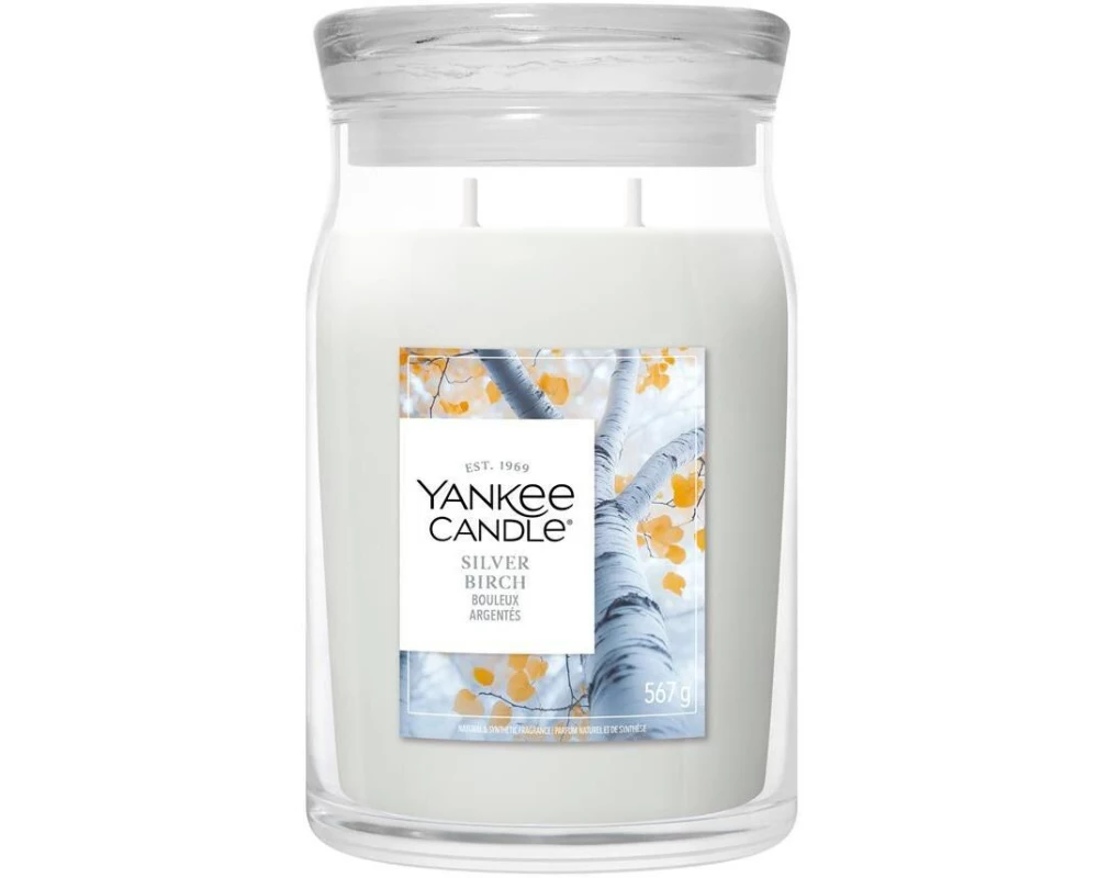 Yankee Candle Signature Duftkerze Silver Birch Signature Large Jar