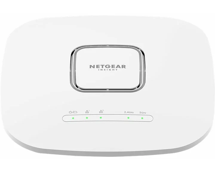 Netgear WAX625, Insight, Managed, WiFi 6, AX5400, Dual Band, Multi-Gig, PoE, Access Point