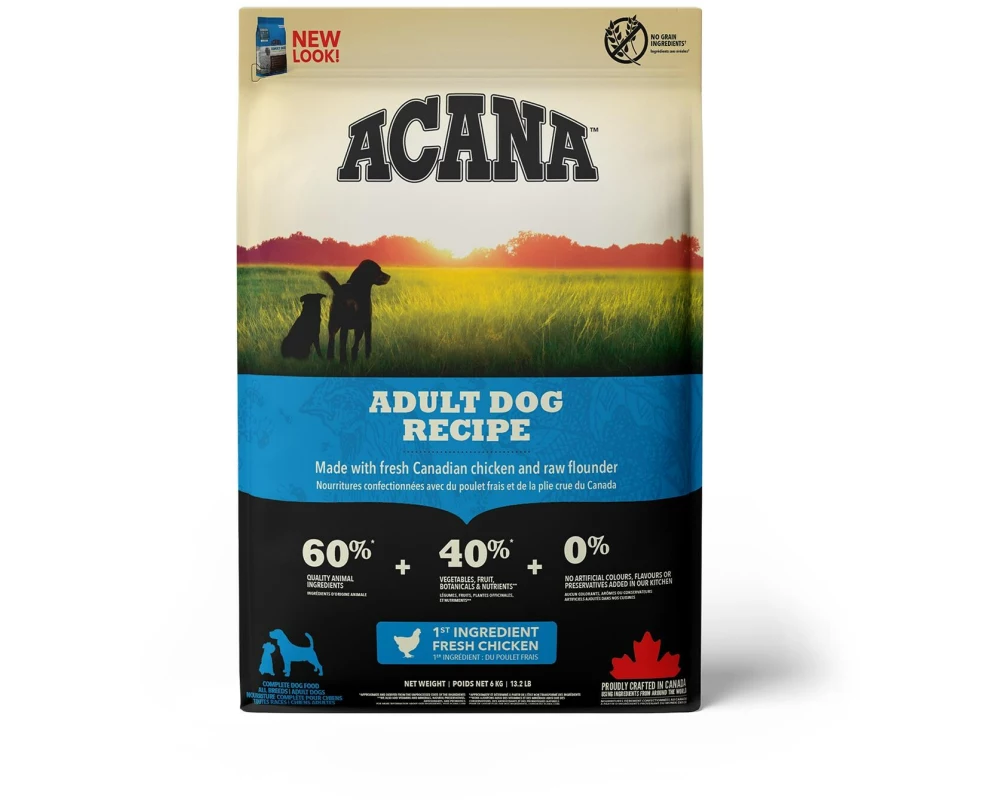 Acana Trockenfutter Adult Dog Recipe, 6 kg