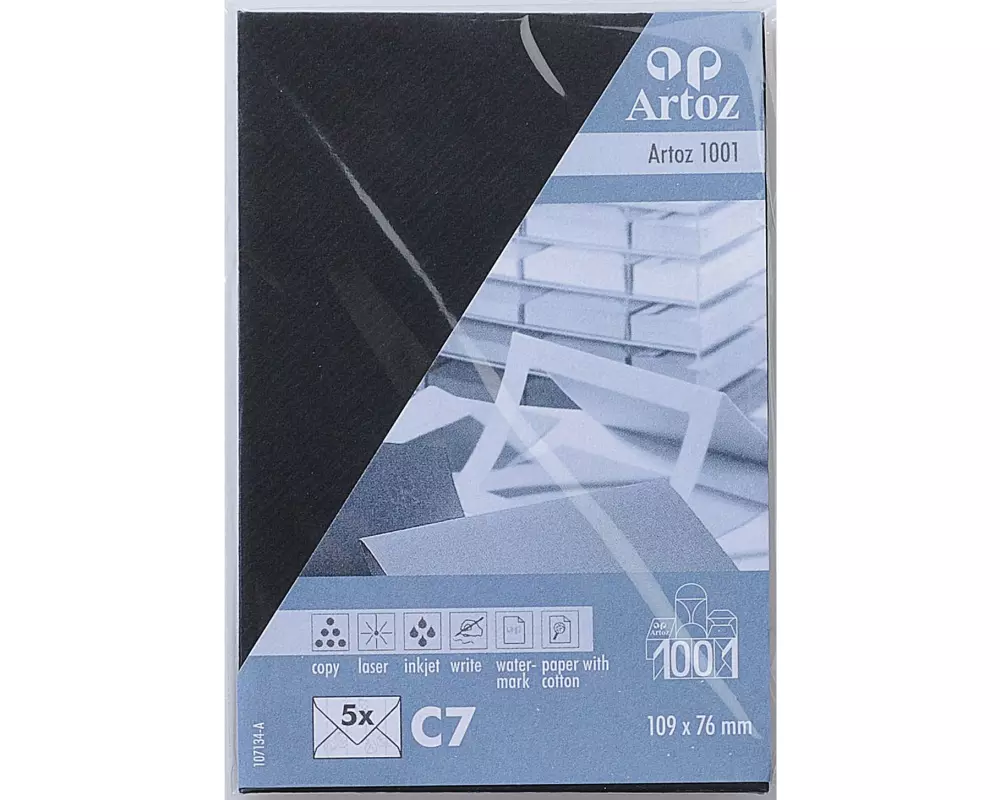 Artoz Couvert C7, 5 Stück, Schwarz