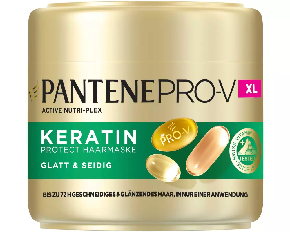 Pantene Pro-V Haarmaske Glatt und Seidig Keratin Protect 500 ml
