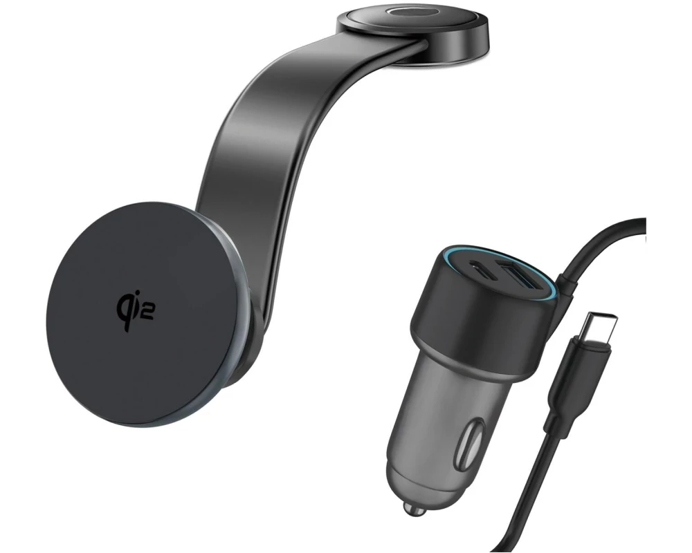 4smarts Halterung Qi2 Kfz Schwarz