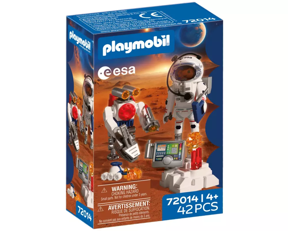 Playmobil ESA: Astronaut mit Roboter 72014