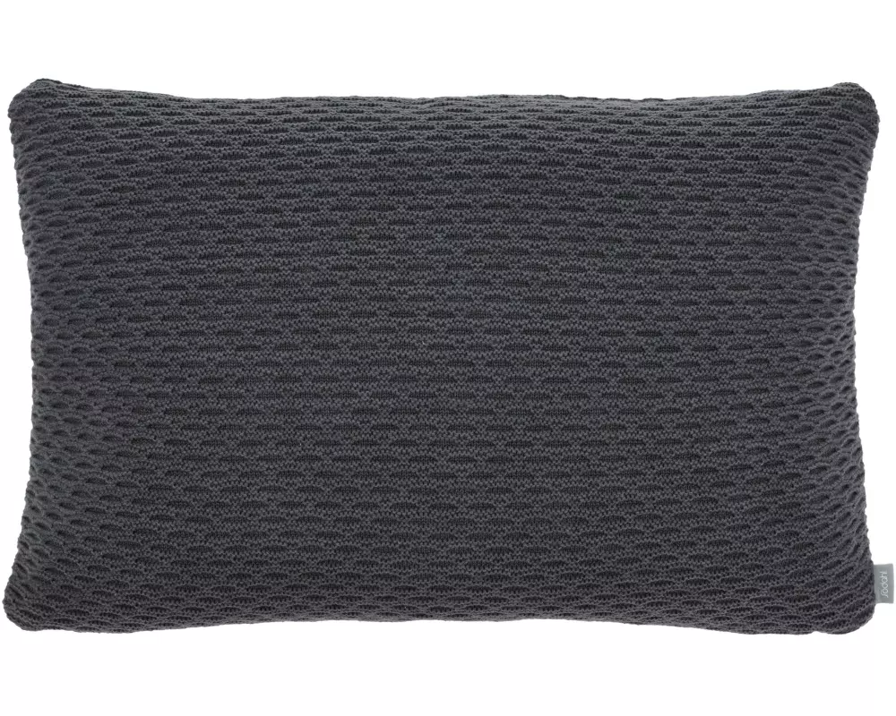 Södahl Kissen Wave Knit 40 x 60 cm, Grau