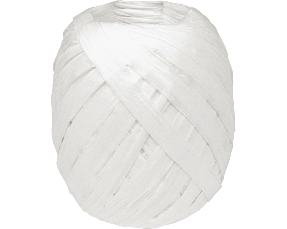 STEWO Geschenkband Raffia 2583414060 weiss 7mm
